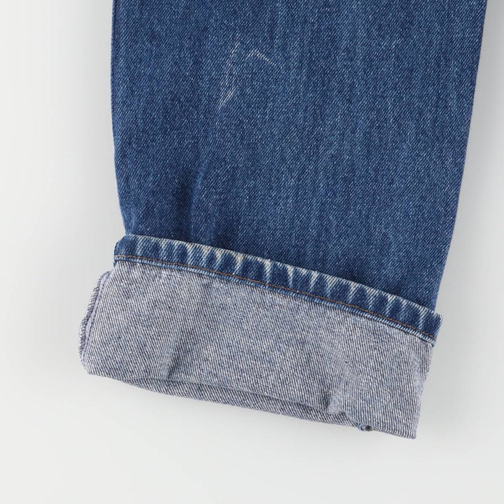Lee Riders Straight Denim Pants Made in USA Women's L (w28) Vintage cotton blue type Vintage Second Hand