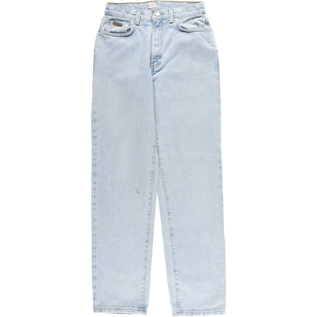Calvin Klein JEANS Tapered denim pants for women, size L (w28) cotton Blue type light blue Vintage Second Hand