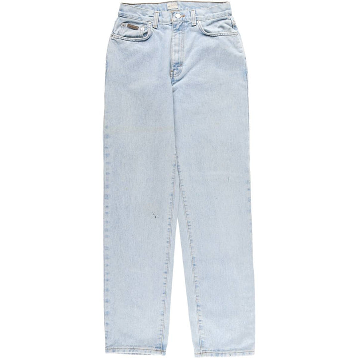 Calvin Klein JEANS Tapered denim pants for women, size L (w28) cotton Blue type light blue Vintage Second Hand