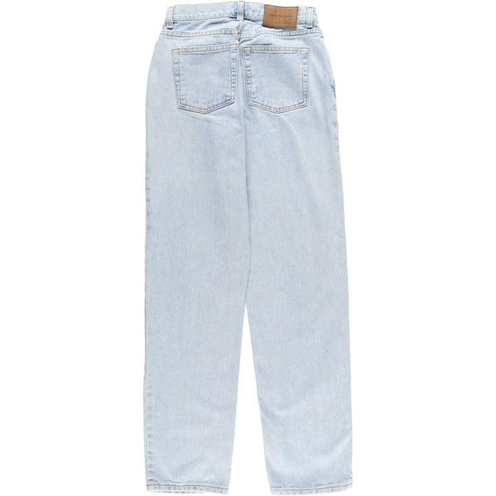 Calvin Klein JEANS Tapered denim pants for women, size L (w28) cotton Blue type light blue Vintage Second Hand