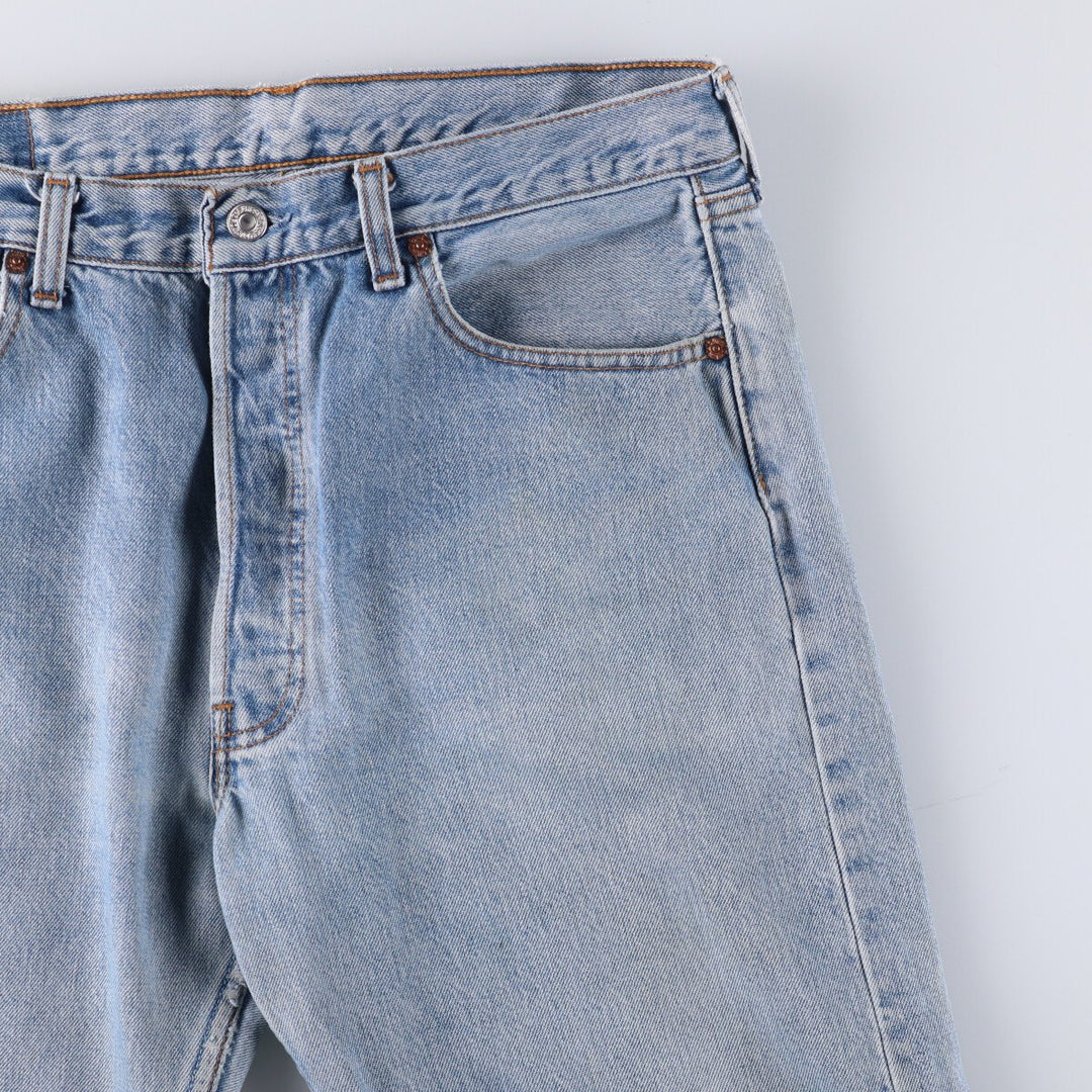 00'S Levi's 501-0193 Straight Denim Pants Made in Canada Men's W34 cotton blue type Vintage Second Hand
