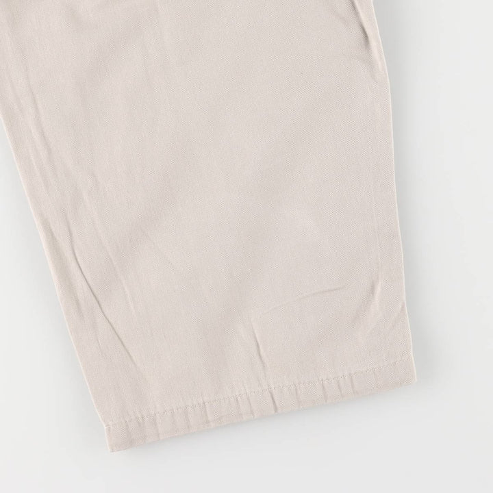 90'S Ralph Lauren POLO by Ralph Lauren Two-pleat Chino Pants Made in USA Men's W33 Vintage cotton gray type Vintage Second Hand