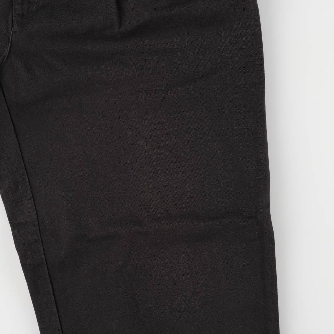 Ralph Lauren POLO by Ralph Lauren HAMMOND PANT, two-pleat chino pants, men's, W33 equivalent cotton black type Vintage Second Hand