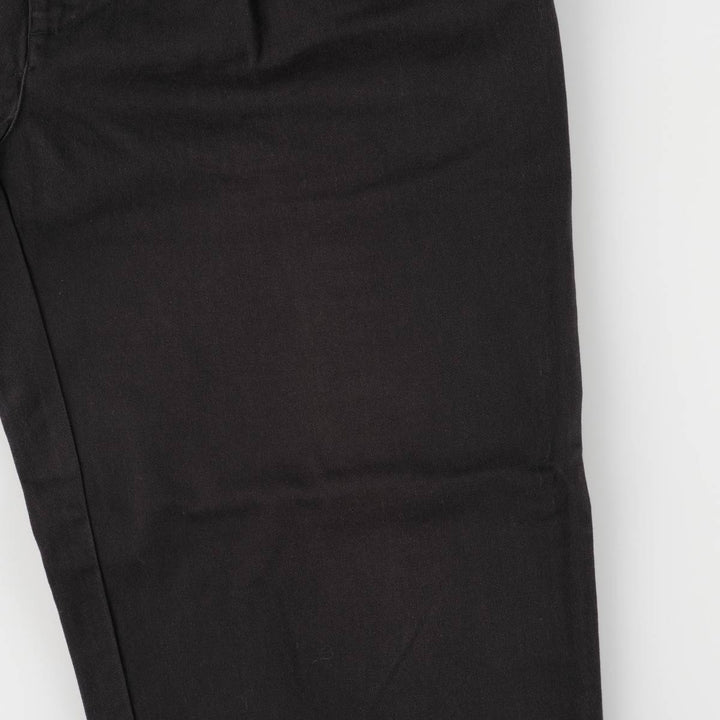 Ralph Lauren POLO by Ralph Lauren HAMMOND PANT, two-pleat chino pants, men's, W33 equivalent cotton black type Vintage Second Hand
