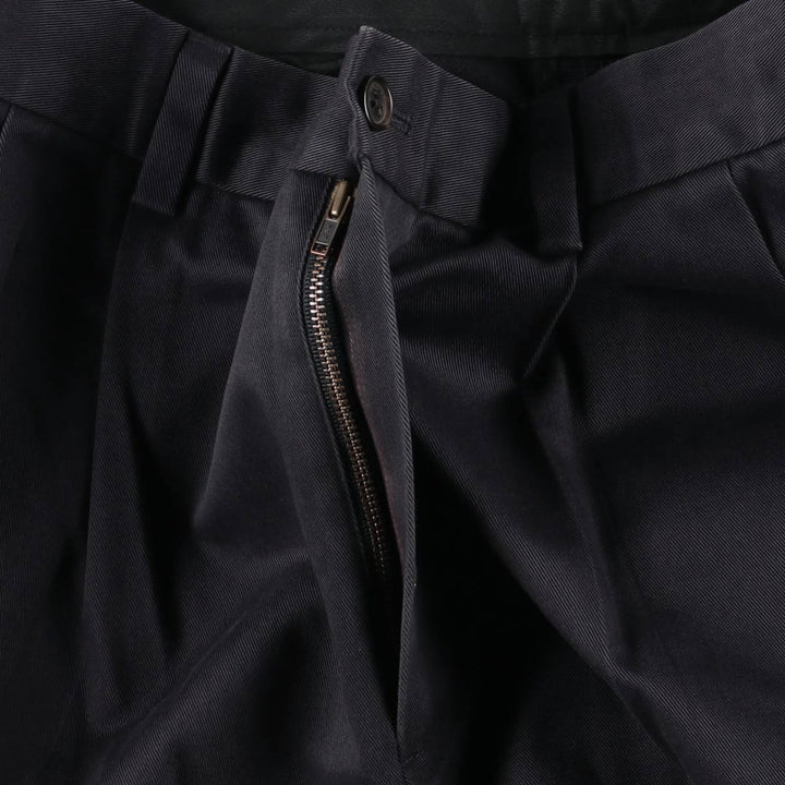 Brooks Brothers ELLIOT Two-Tuck Chino Pants for Men, W31 cotton navy blue type Vintage Second Hand