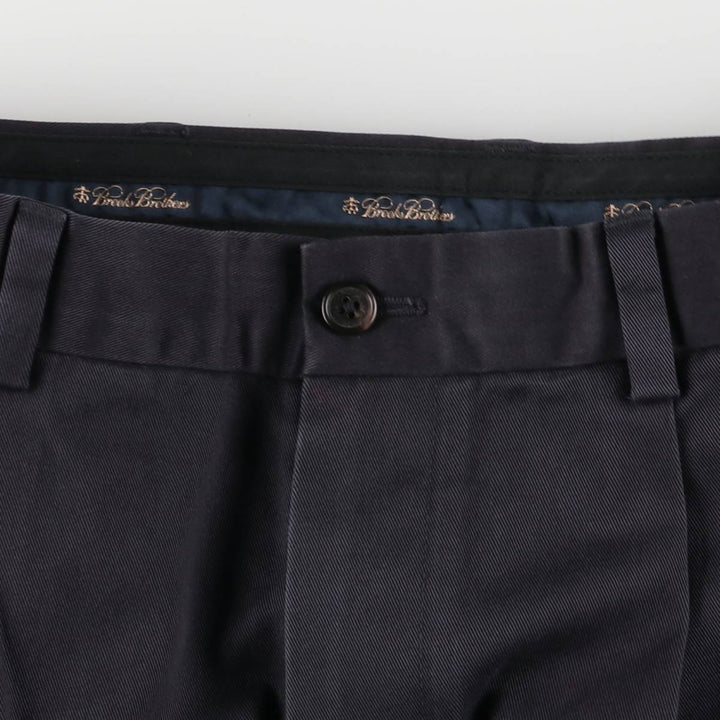 Brooks Brothers ELLIOT Two-Tuck Chino Pants for Men, W31 cotton navy blue type Vintage Second Hand