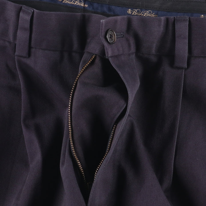 Brooks Brothers ELLIOT Two-Tuck Chino Pants for Men, W31 cotton navy blue type Vintage Second Hand