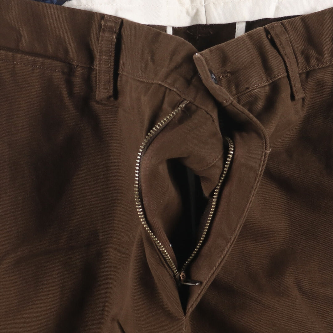 Ralph Lauren POLO by Ralph Lauren PRESTON PANT Chino pants for men, equivalent to w37 cotton brown type Vintage Second Hand
