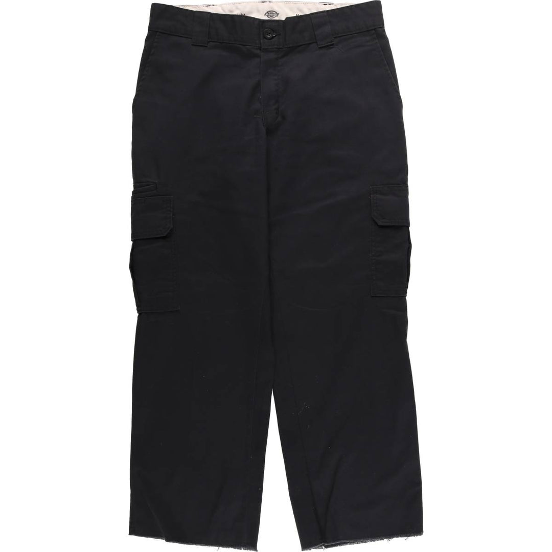 Dickies FLEX REGULAR STRAIGHT cut-off work pants, women's XL (w31) equivalent unclear black type Vintage Second Hand