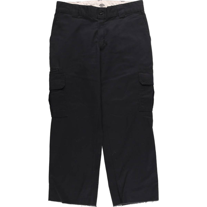 Dickies FLEX REGULAR STRAIGHT cut-off work pants, women's XL (w31) equivalent unclear black type Vintage Second Hand