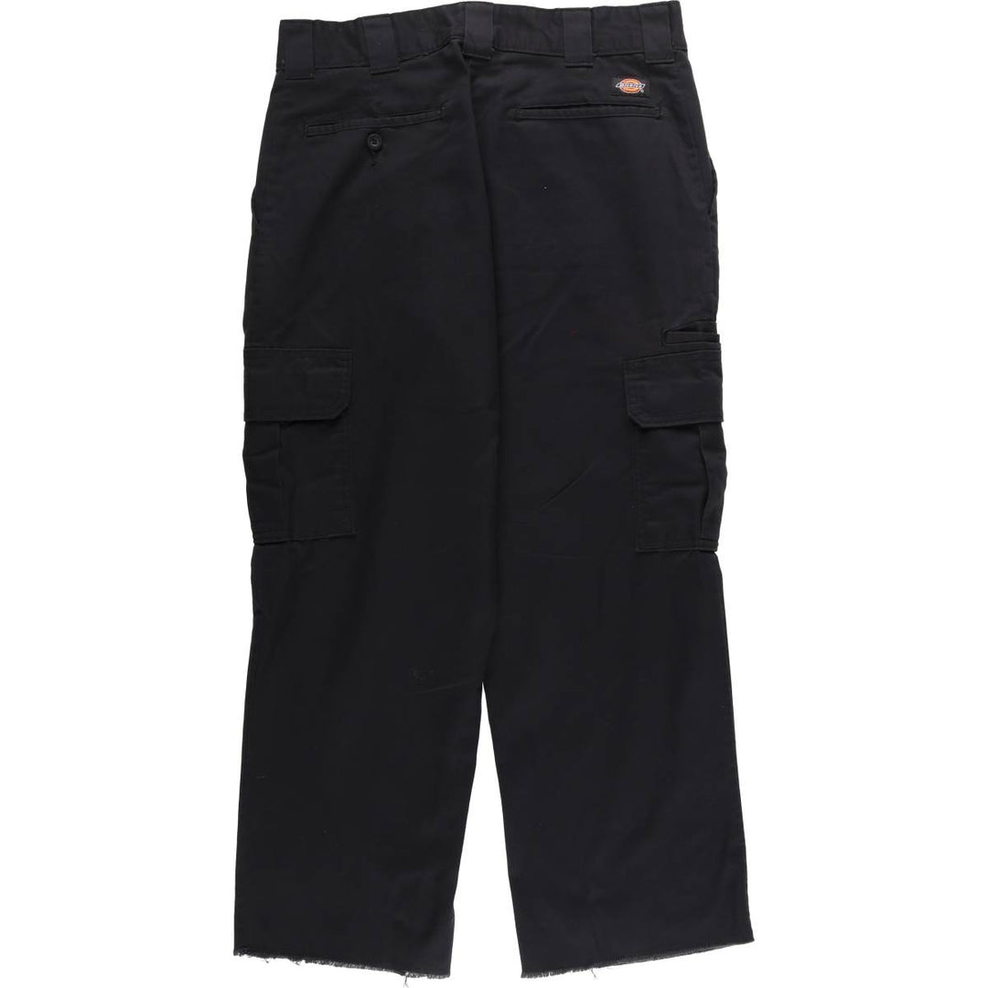 Dickies FLEX REGULAR STRAIGHT cut-off work pants, women's XL (w31) equivalent unclear black type Vintage Second Hand