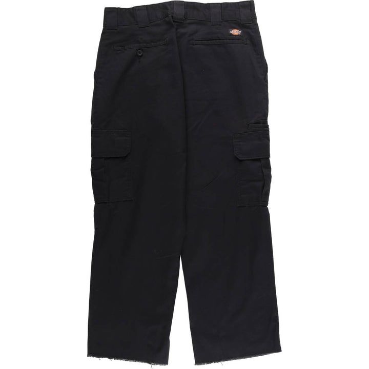 Dickies FLEX REGULAR STRAIGHT cut-off work pants, women's XL (w31) equivalent unclear black type Vintage Second Hand