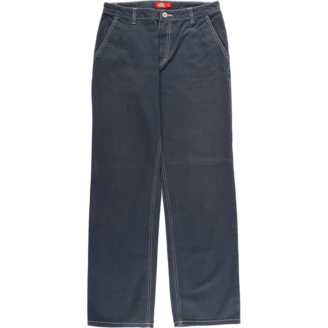 Dickies Work Pants Women's XL (w31) cotton gray type Vintage Second Hand