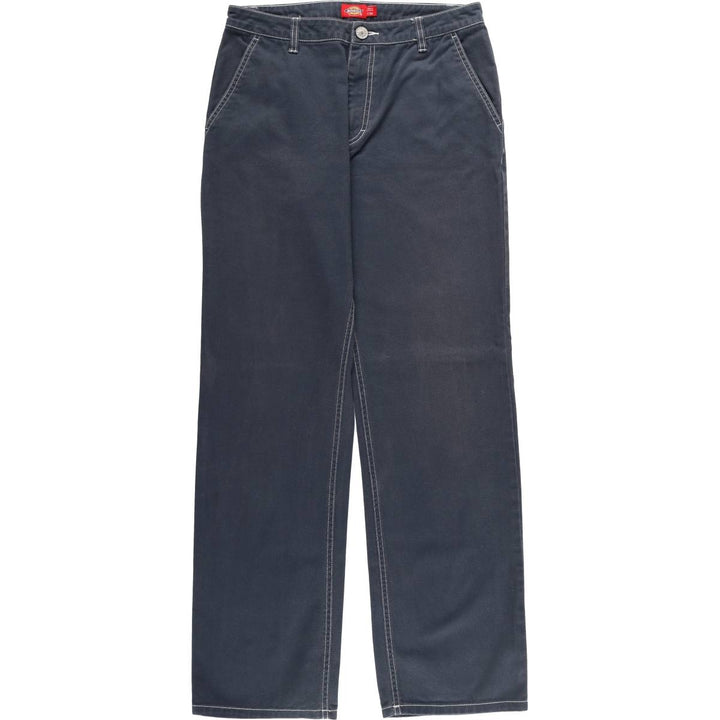 Dickies Work Pants Women's XL (w31) cotton gray type Vintage Second Hand