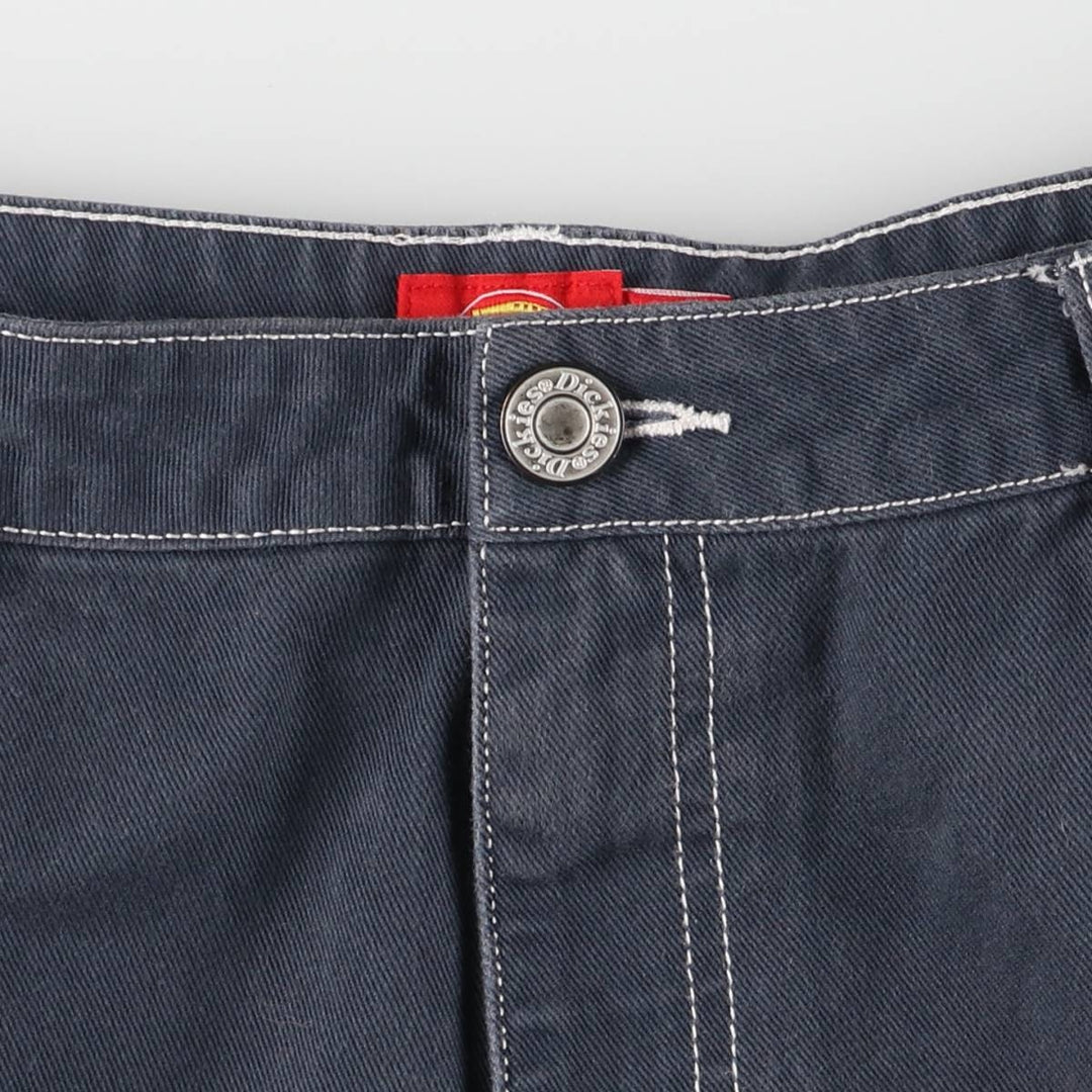 Dickies Work Pants Women's XL (w31) cotton gray type Vintage Second Hand