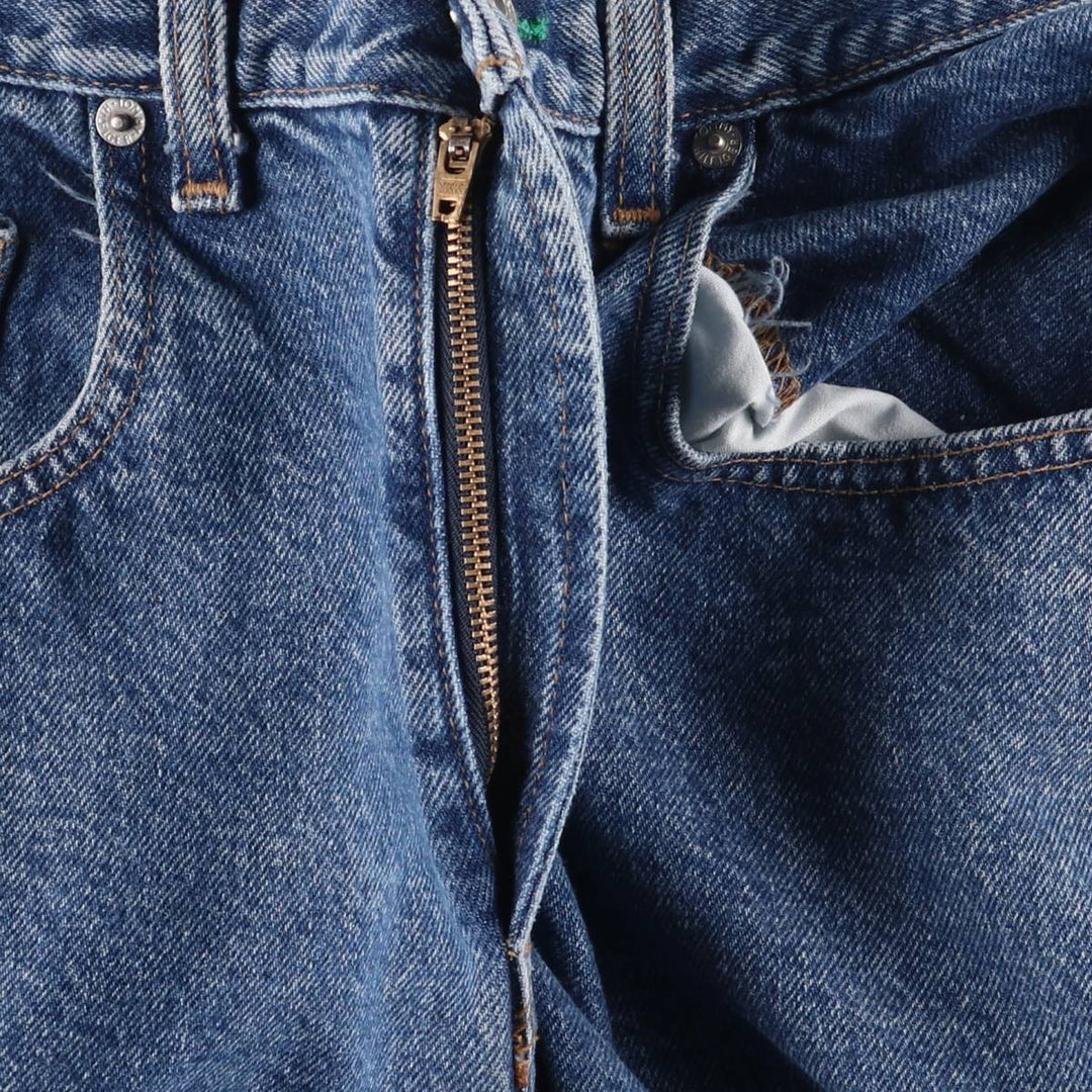 90'S Tommy Hilfiger Tapered denim pants for women, size L (w30), vintage unclear blue type Vintage Second Hand