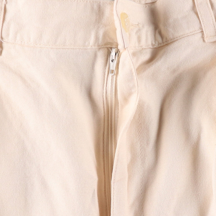 Ralph Lauren POLO by Ralph Lauren Two-pleat cotton x linen shorts, short pants, men's size w34 cotton Beige type Vintage Second Hand