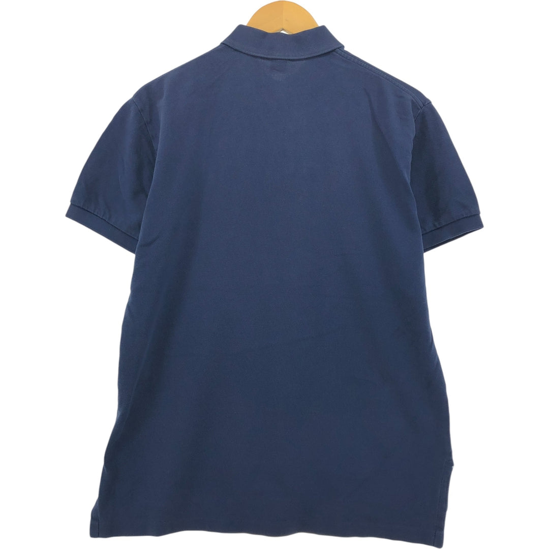 Ralph Lauren POLO by Ralph Lauren short sleeve polo shirt, men's size M cotton navy blue type Vintage Second Hand