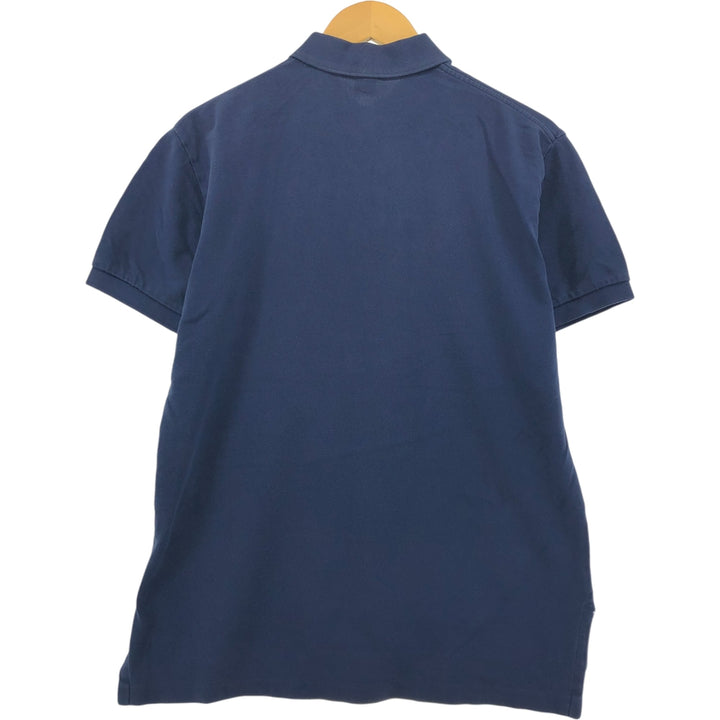 Ralph Lauren POLO by Ralph Lauren short sleeve polo shirt, men's size M cotton navy blue type Vintage Second Hand