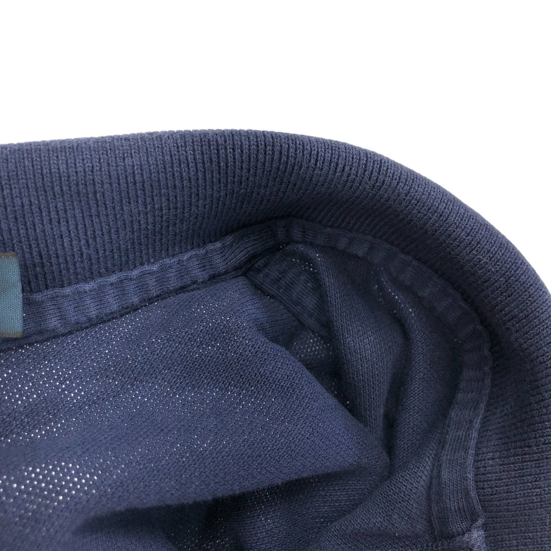 Ralph Lauren POLO by Ralph Lauren short sleeve polo shirt, men's XL size cotton navy blue type Vintage Second Hand