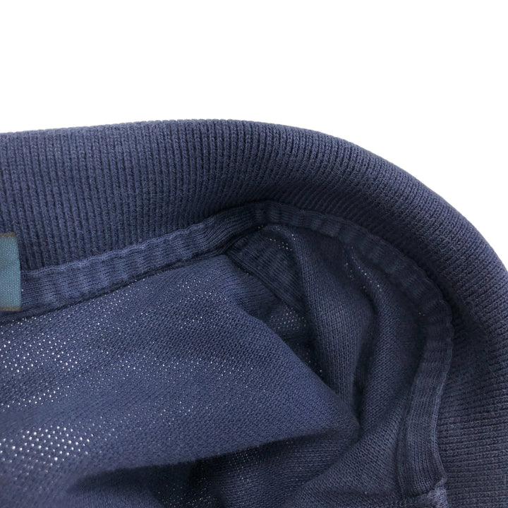 Ralph Lauren POLO by Ralph Lauren short sleeve polo shirt, men's XL size cotton navy blue type Vintage Second Hand