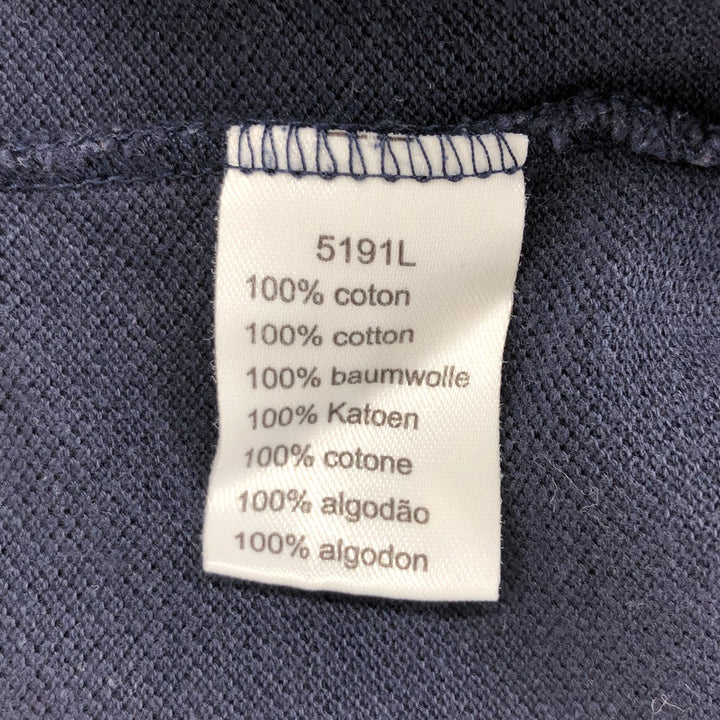 Lacoste LACOSTE Short Sleeve Polo Shirt Size 6 Men's XL cotton navy blue type Vintage Second Hand