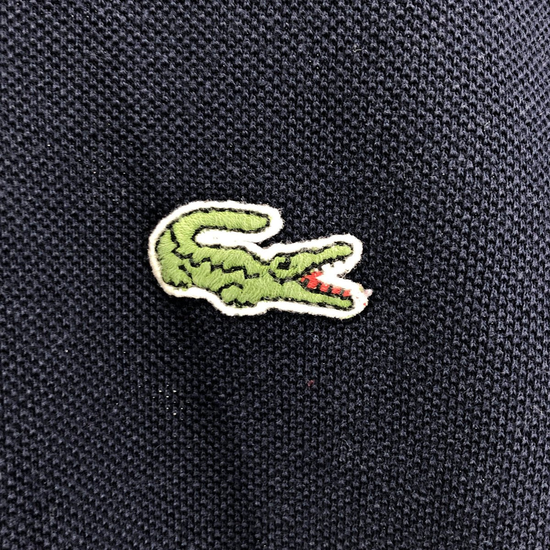 Lacoste LACOSTE Short Sleeve Polo Shirt Size 6 Men's XL cotton navy blue type Vintage Second Hand