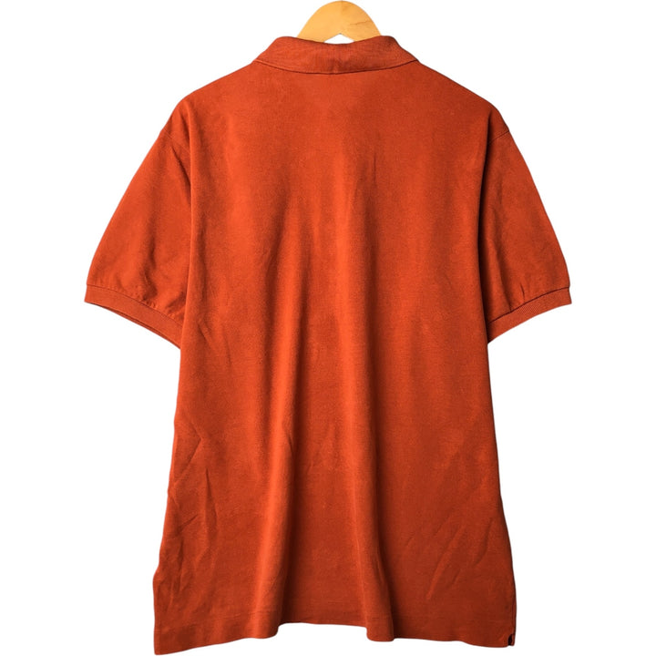 Lacoste LACOSTE Short Sleeve Polo Shirt Size 6 Men's XL cotton orange type Vintage Second Hand