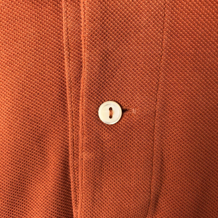 Lacoste LACOSTE Short Sleeve Polo Shirt Size 6 Men's XL cotton orange type Vintage Second Hand