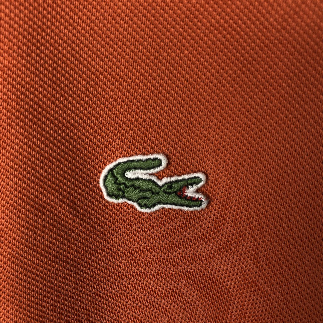 Lacoste LACOSTE Short Sleeve Polo Shirt Size 6 Men's XL cotton orange type Vintage Second Hand
