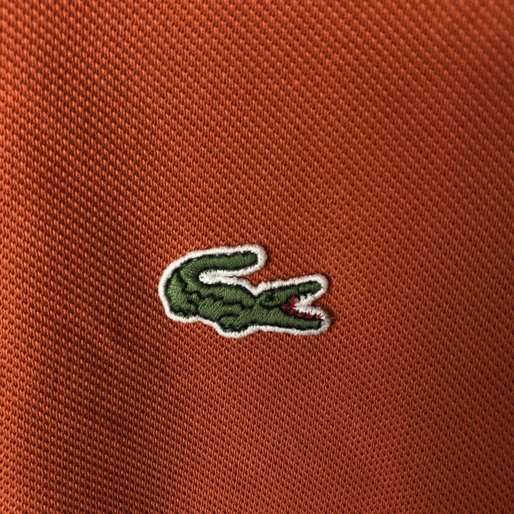 Lacoste LACOSTE Short Sleeve Polo Shirt Size 6 Men's XL cotton orange type Vintage Second Hand