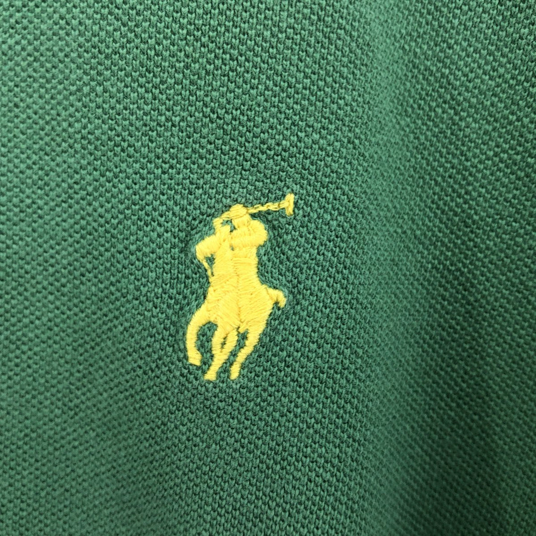Ralph Lauren POLO by Ralph Lauren short sleeve polo shirt, men's size L cotton green type Vintage Second Hand