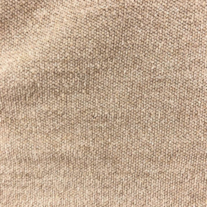 Ralph Lauren POLO by Ralph Lauren short sleeve polo shirt, men's XL size cotton Khaki type beige Vintage Second Hand