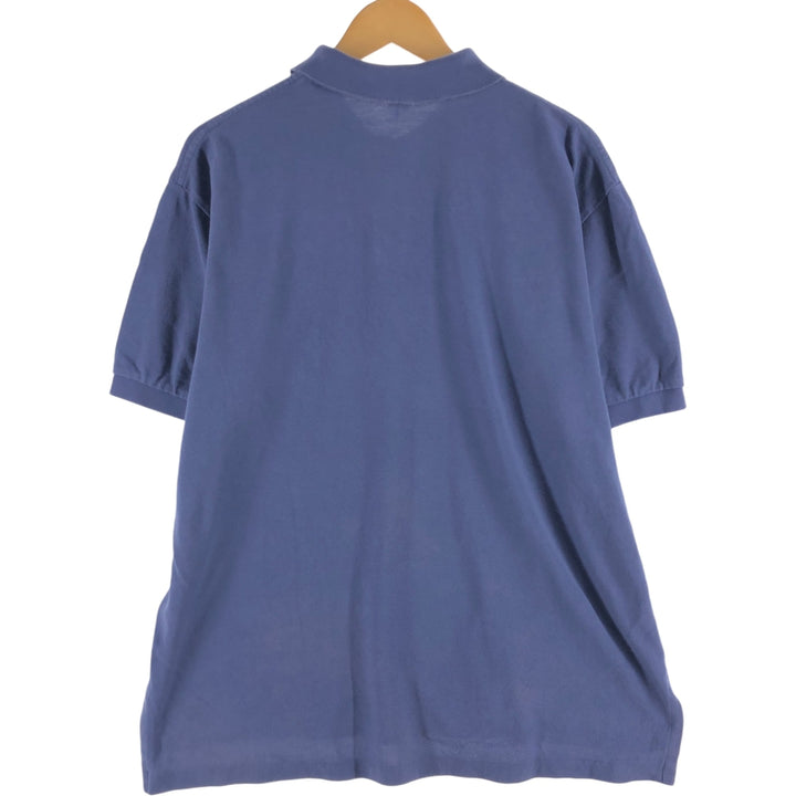 Ralph Lauren POLO by Ralph Lauren short sleeve polo shirt, men's XL size cotton Purple type blue-purple Vintage Second Hand