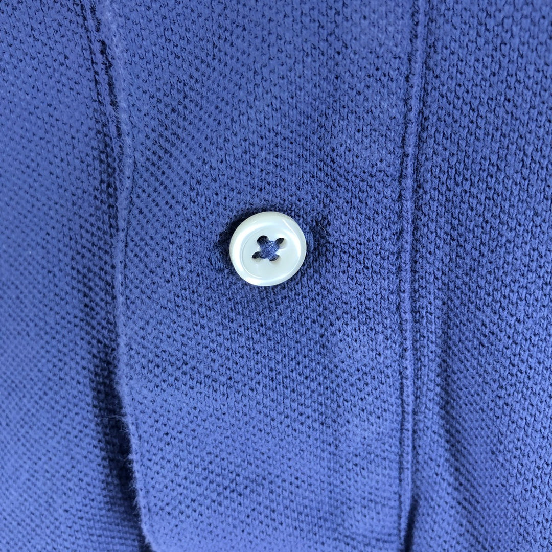 Ralph Lauren POLO by Ralph Lauren short sleeve polo shirt, men's XL size cotton Purple type blue-purple Vintage Second Hand