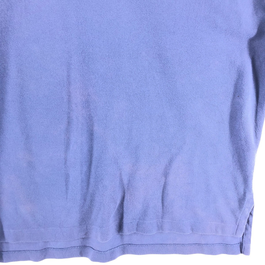 Ralph Lauren POLO by Ralph Lauren short sleeve polo shirt, men's XL size cotton Purple type blue-purple Vintage Second Hand