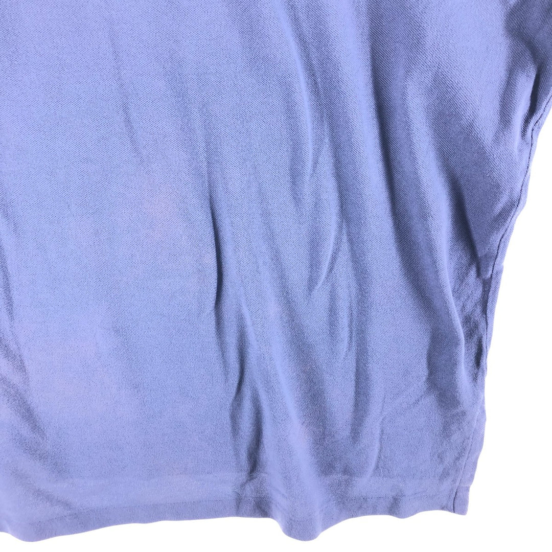Ralph Lauren POLO by Ralph Lauren short sleeve polo shirt, men's XL size cotton Purple type blue-purple Vintage Second Hand