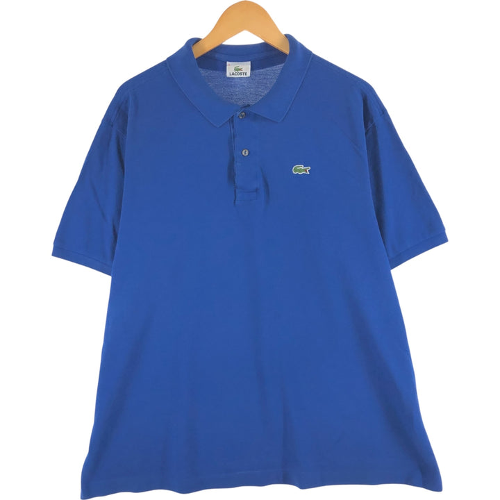 Lacoste LACOSTE short sleeve polo shirt size 8, equivalent to men's XXL cotton blue type Vintage Second Hand
