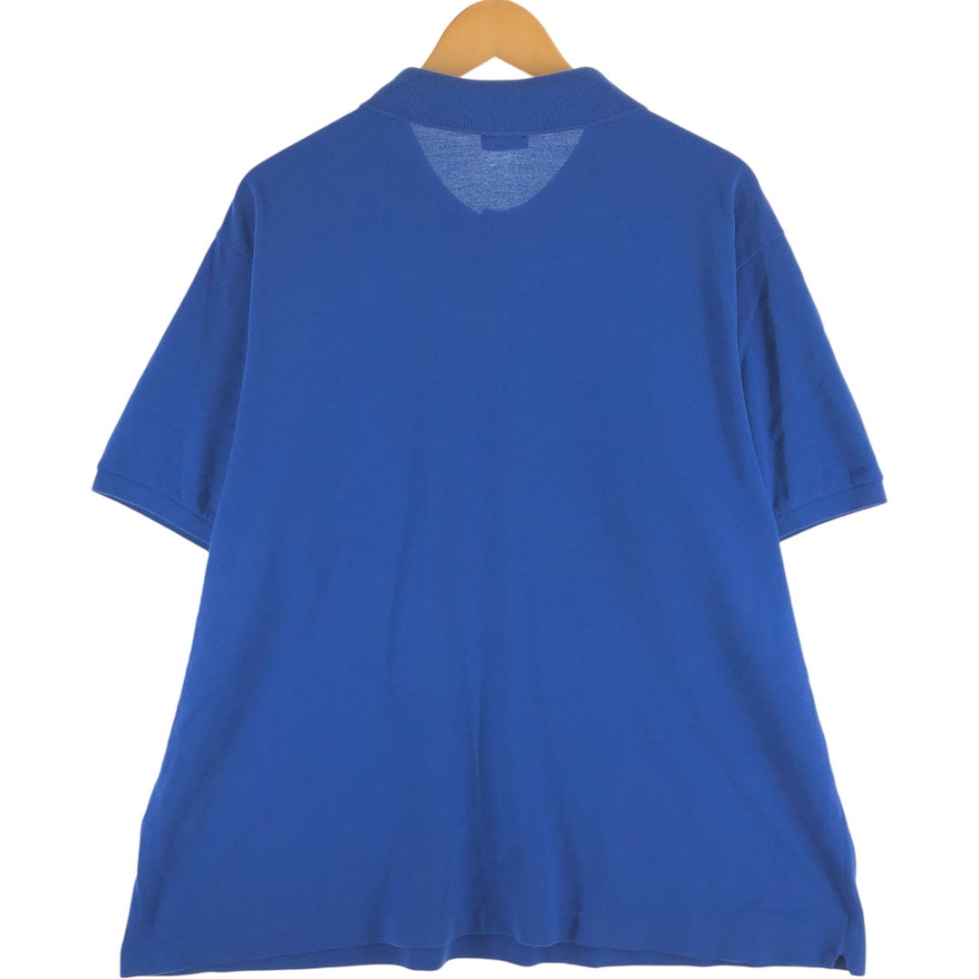 Lacoste LACOSTE short sleeve polo shirt size 8, equivalent to men's XXL cotton blue type Vintage Second Hand