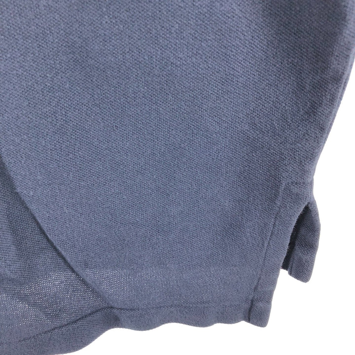 Ralph Lauren POLO by Ralph Lauren short sleeve polo shirt, men's XL size cotton navy blue type Vintage Second Hand