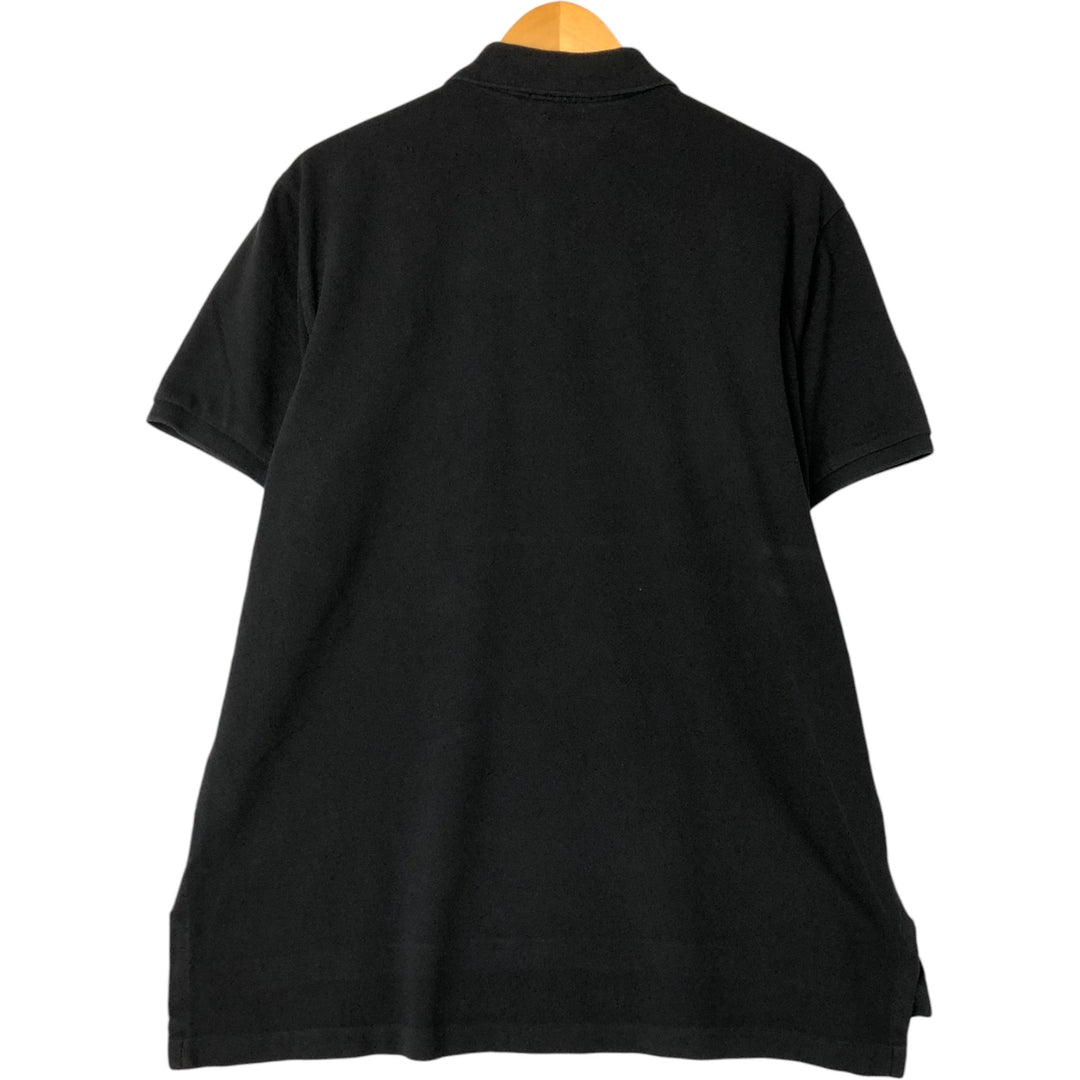 Ralph Lauren POLO RALPH LAUREN CUSTOM FIT short sleeve polo shirt men's XL equivalent cotton black type Vintage Second Hand