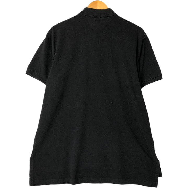 Ralph Lauren POLO RALPH LAUREN CUSTOM FIT short sleeve polo shirt men's XL equivalent cotton black type Vintage Second Hand