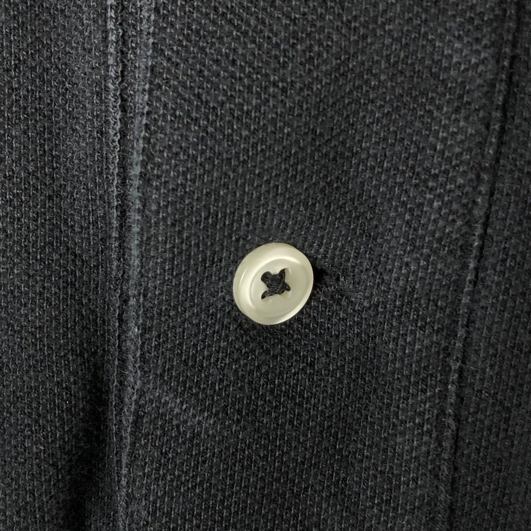 Ralph Lauren POLO RALPH LAUREN CUSTOM FIT short sleeve polo shirt men's XL equivalent cotton black type Vintage Second Hand