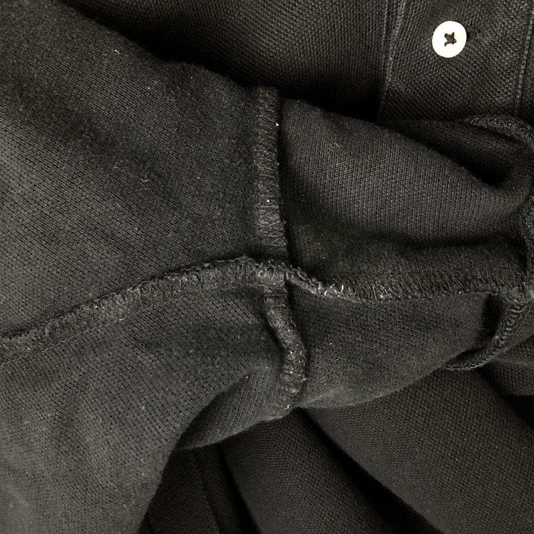 Ralph Lauren POLO RALPH LAUREN CUSTOM FIT short sleeve polo shirt men's XL equivalent cotton black type Vintage Second Hand