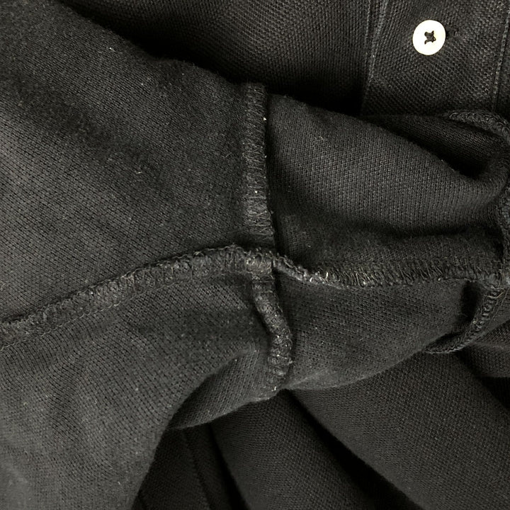 Ralph Lauren POLO RALPH LAUREN CUSTOM FIT short sleeve polo shirt men's XL equivalent cotton black type Vintage Second Hand