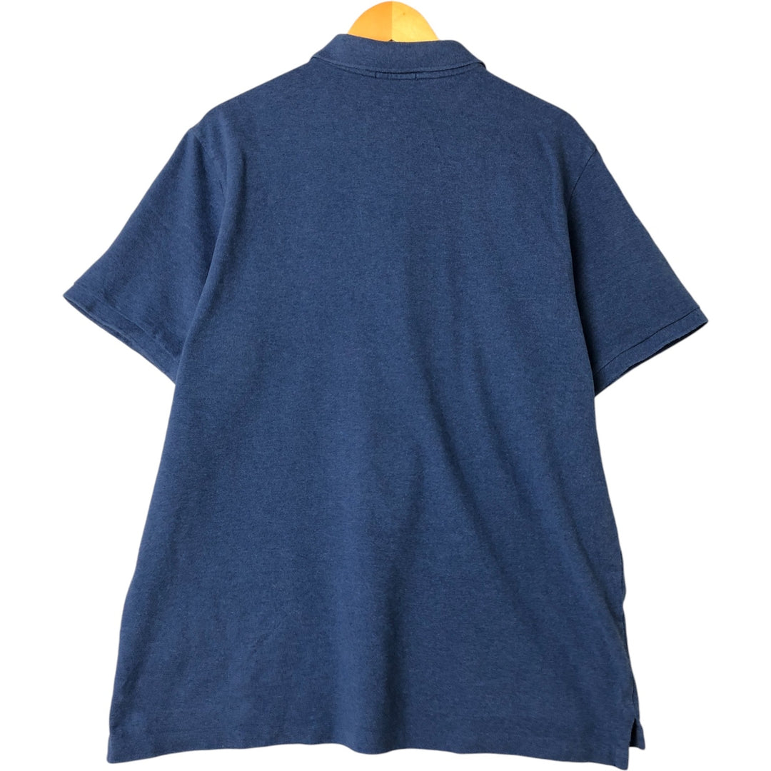 Ralph Lauren POLO RALPH LAUREN CLASSIC FIT short sleeve polo shirt men's XL equivalent cotton blue type Vintage Second Hand