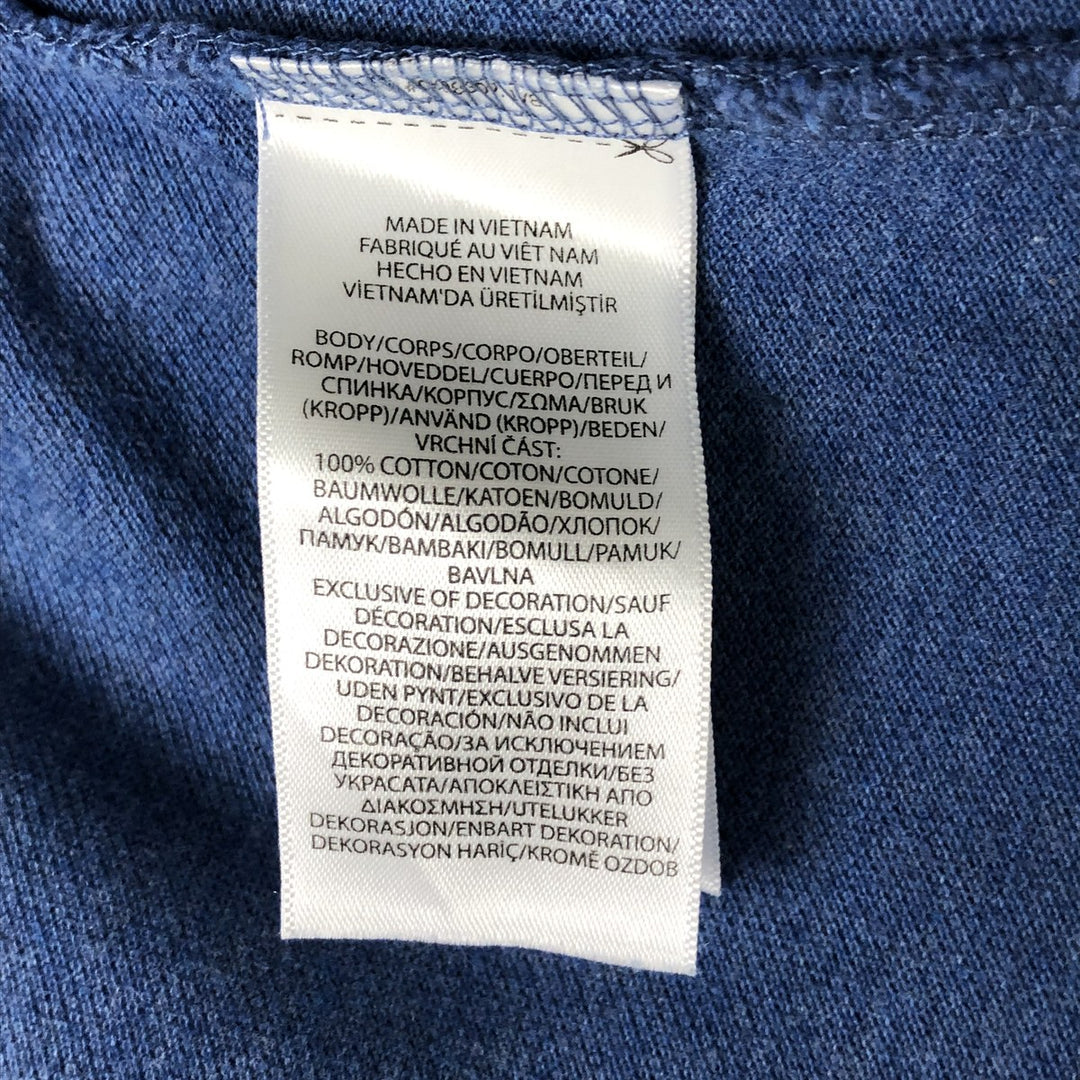 Ralph Lauren POLO RALPH LAUREN CLASSIC FIT short sleeve polo shirt men's XL equivalent cotton blue type Vintage Second Hand