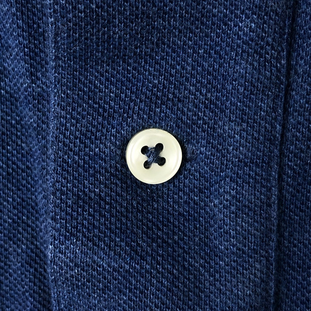 Ralph Lauren POLO RALPH LAUREN CLASSIC FIT short sleeve polo shirt men's XL equivalent cotton blue type Vintage Second Hand