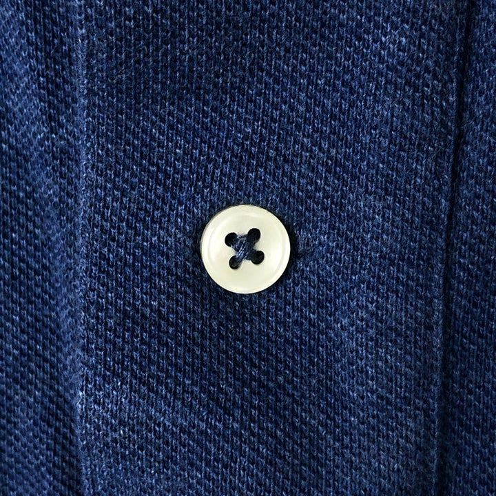 Ralph Lauren POLO RALPH LAUREN CLASSIC FIT short sleeve polo shirt men's XL equivalent cotton blue type Vintage Second Hand