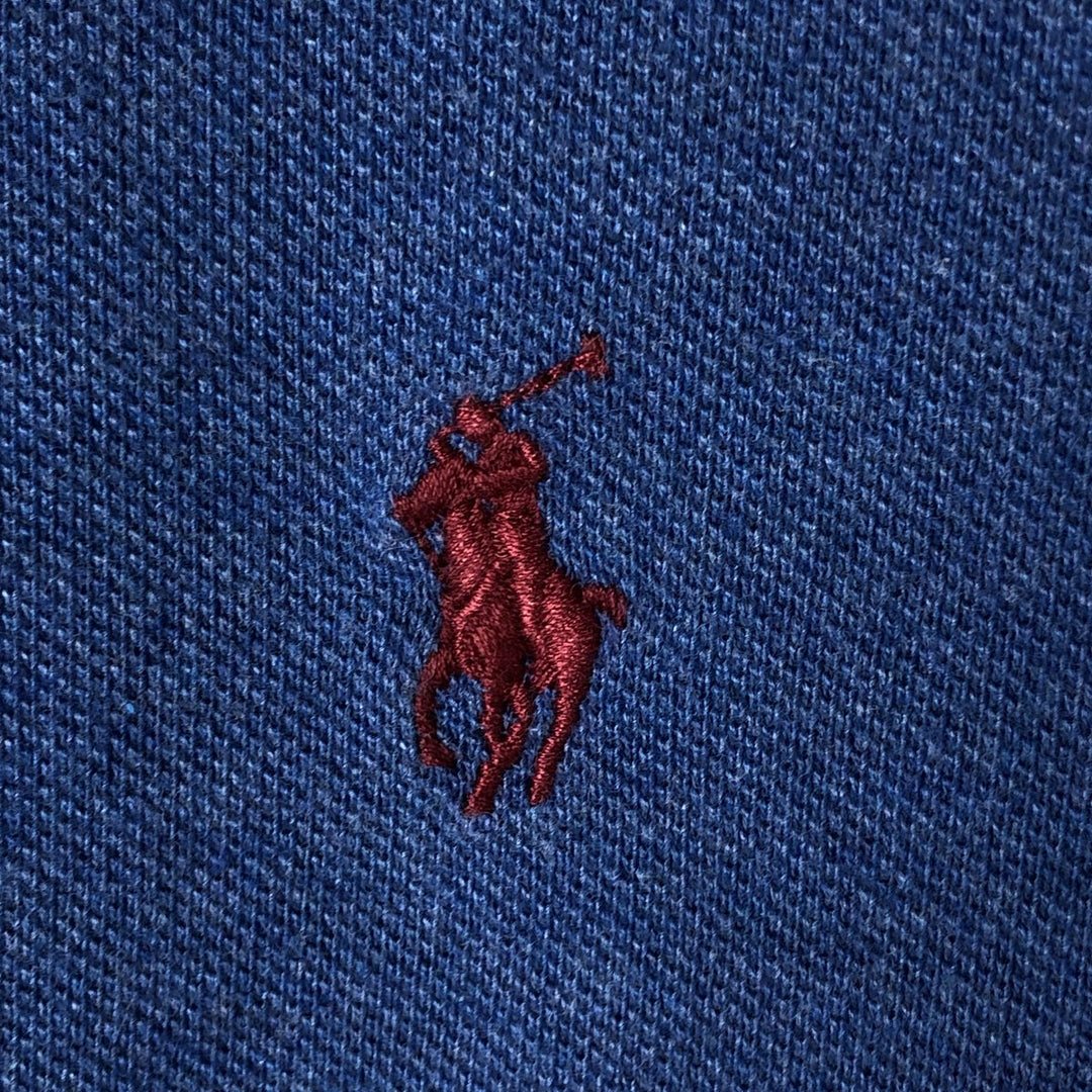 Ralph Lauren POLO RALPH LAUREN CLASSIC FIT short sleeve polo shirt men's XL equivalent cotton blue type Vintage Second Hand